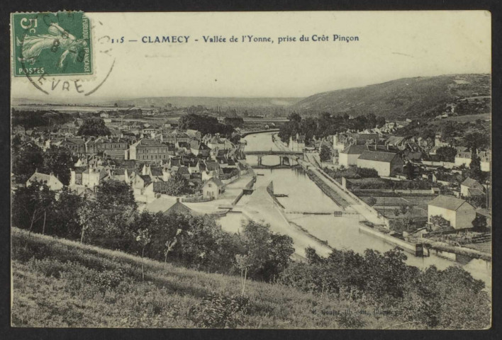 115 - CLAMECY - Vallée de l'Yonne, prise du Crôt Pinçon