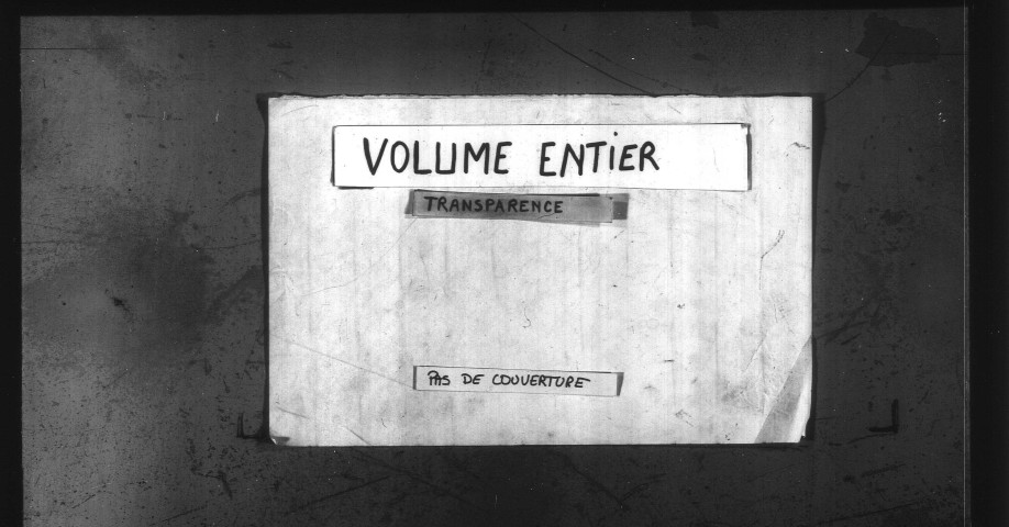 Gouloux : registres paroissiaux de la collection communale.