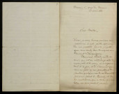 JEANDET (Abel fils), administrateur colonial (1852-1890) : 2 lettres.