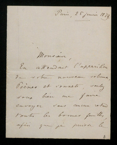 GODEFROY (Frédéric), écrivain (1826-1897) : 31 lettres.
