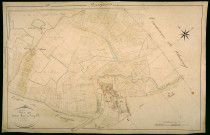 Rix, cadastre ancien : plan parcellaire de la section A dite du Bourg, feuille 1