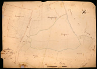 Saint-Martin-sur-Nohain, cadastre ancien : plan parcellaire de la section D dite de Moussard, feuille 6