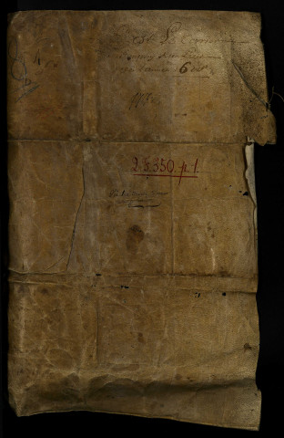 Terrier d'Imphy, établi par Petit, notaire royal, pour Antoine de La Grange, chevalier des ordres, seigneur d'Arquian et de Montigny, baron de Prye et d'Imphy, et Anne d'Ancienville, son épouse.