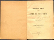 Savigny-Poil-Fol : actes d'état civil.