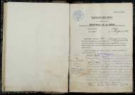 Myennes : actes d'état civil.