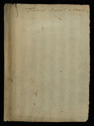 Tenures personnelles à Decize et ses environs : terrier pour la famille Alixand.