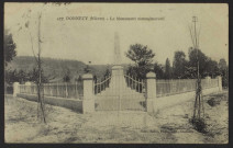 477. DORNECY (Nièvre) – Le Monument commémoratif