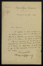 LEGRAND (Maurice), dit Franc-Nohain, écrivain (1872-1934) : 4 lettres.