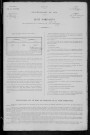 Corbigny : recensement de 1891