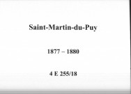Saint-Martin-du-Puy : actes d'état civil.