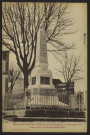 LUCENAY-LES-AIX (Nièvre) – Monument élevé en l’honneur des Enfants de Lucenay-les-Aix morts pour la France 1914-1918 Bourdelier-Jaunet, éditeur