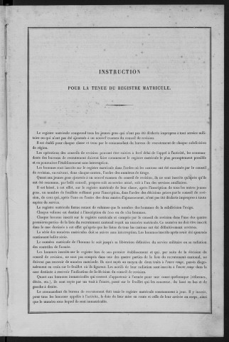 Bureau de Nevers, classe 1880 : fiches matricules n° 1982 à 2067