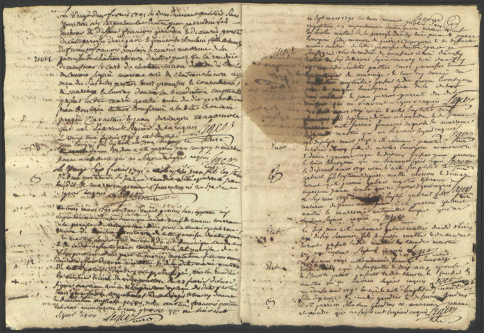 Saint-Honoré-les-Bains : registres paroissiaux.