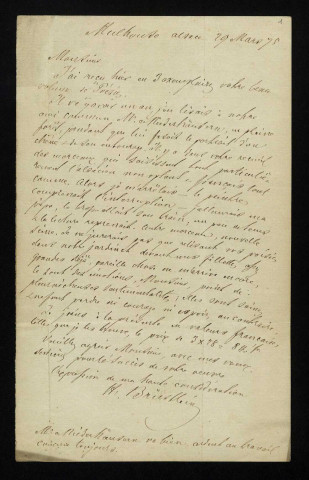 BRUSTLEIN (Henri), à Mulhouse : 1 lettre.