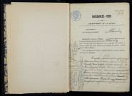 Planchez : actes d'état civil.