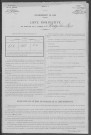 Cessy-les-Bois : recensement de 1906