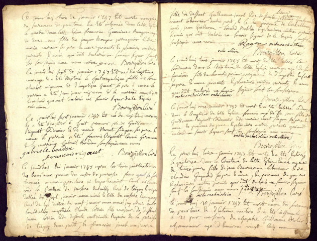 Tannay : registres paroissiaux.