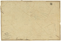 Gouloux, cadastre ancien : plan parcellaire de la section C dite du Breuil, feuille 3