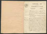 Saint-Péreuse : actes d'état civil.