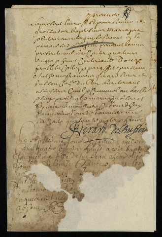 Tazilly : registres paroissiaux.