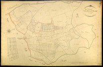 Nuars, cadastre ancien : plan parcellaire de la section A dite de Saint-Thibault, feuille 2