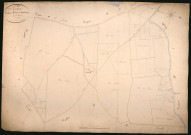 Saint-Vérain, cadastre ancien : plan parcellaire de la section A dite de Betphaget, feuille 2