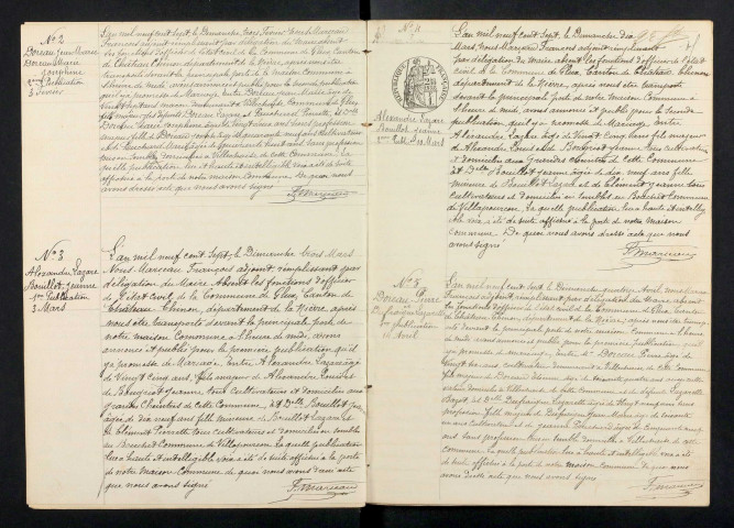 Glux-en-Glenne : actes d'état civil.