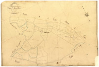 Fleury-sur-Loire, cadastre ancien : plan parcellaire de la section C dite de Villard, feuille 1