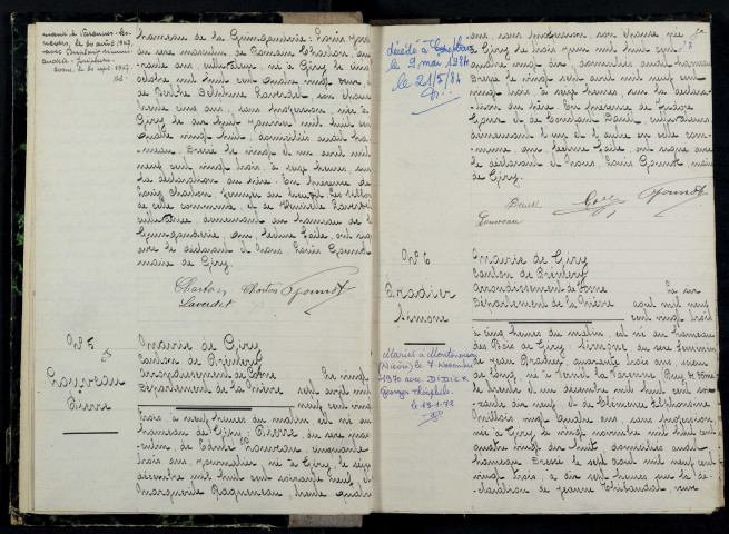 Giry : actes d'état civil.