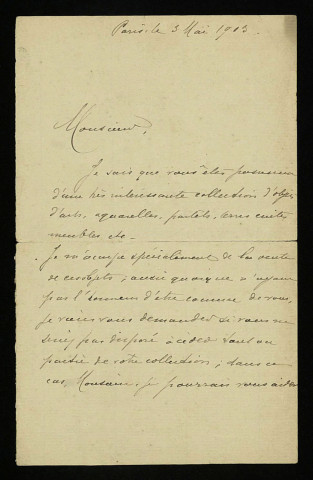 MASSON, à Paris : 1 lettre.