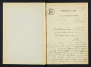 Metz-le-Comte : actes d'état civil.