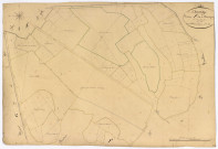 Aunay-en-Bazois, cadastre ancien : plan parcellaire de la section F dite de Martigny, feuille 1