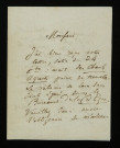 BLOT (Alfred), professeur et publiciste (né en 1825) : 2 lettres.