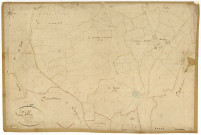 Luzy, cadastre ancien : plan parcellaire de la section E dite de la Chaise et des Baudins, feuille 8
