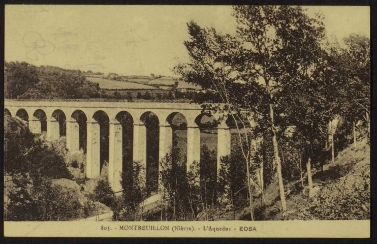 MONTREUILLON – (Nièvre) – 805 – L’Aqueduc