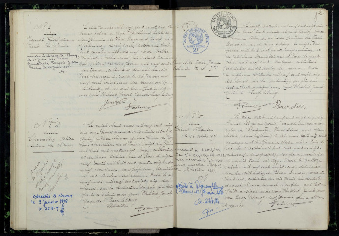 Lurcy-le-Bourg : actes d'état civil.