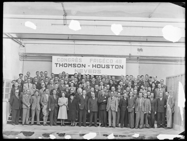 Entreprise Thomson-Houston : groupes participant au congrès Frigéco de 1948