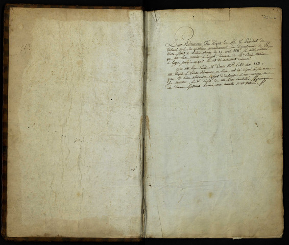 Châtellenie de Luzy : terrier avec table nominative.