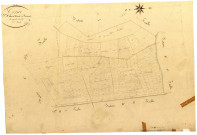 Cosne-sur-Loire, cadastre ancien : plan parcellaire de la section C dite de Mont-Chevreau, feuille 3
