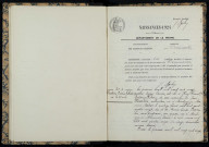 Dommartin : actes d'état civil.