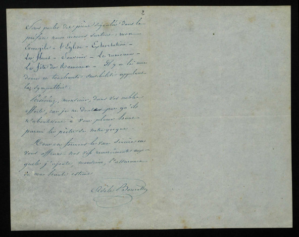 BOUROTTE (Adèle), poétesse à Guéret (Creuse) : 6 lettres.