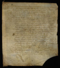 Biens et droits. - Foncier et bâti en la paroisse de Saint-Péreuse, vente par Proslat à Gabriel Robert marchand à Moulins-Engilbert : copie du contrat du 5 juin 1586.