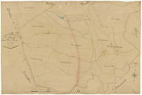 Millay, cadastre ancien : plan parcellaire de la section C dite de Montigny, feuille 2