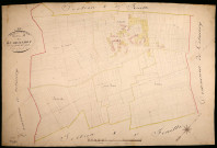 Saint-Malo-en-Donziois, cadastre ancien : plan parcellaire de la section A dite du Beauchot, feuille 2
