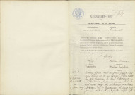 Vandenesse : actes d'état civil.