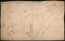 Saint-Martin-d'Heuille, cadastre ancien : plan parcellaire de la section B, feuille 2