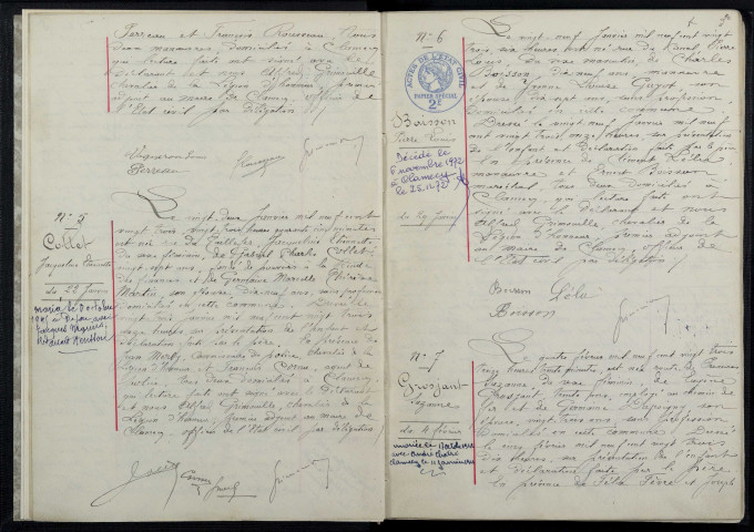 Clamecy : actes d'état civil.