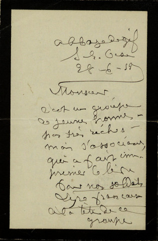 ADAM (Juliette), écrivain (1836-1936) : 2 lettres.