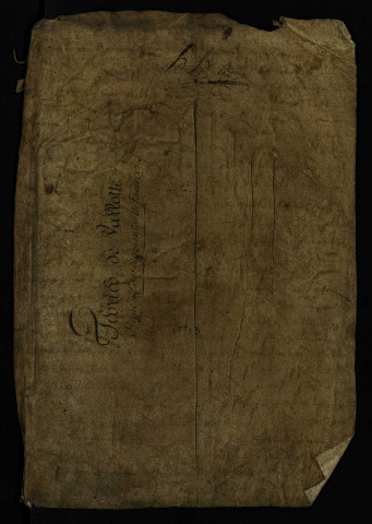 Pièce 1. - Terrier de Valotte en la paroisse de Saint-Christophe-d'Azy, signé par différents notaires.