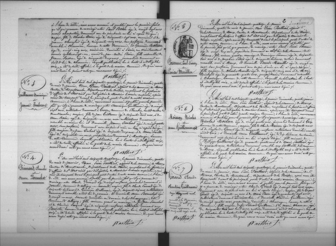 Moux-en-Morvan : actes d'état civil.